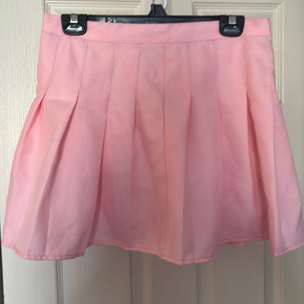 Pink Skater Skirt. Size medium